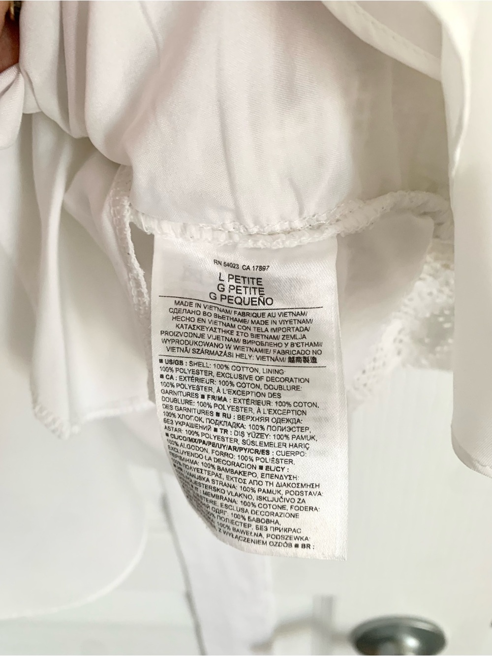 Banana Republic Off-Shoulder White Lace Mini Dress - Picture 8 of 10